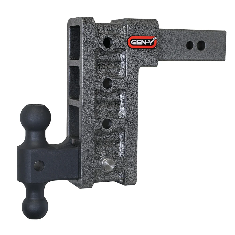 Gen-Y Hitch Mega-Duty 32K Drop Hitch 2.5" Shank With Dual-Ball - 6" / 9" / 12" Drop - Image 4