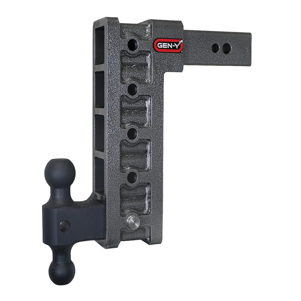 Gen-Y Hitch Mega-Duty 32K Drop Hitch 2.5" Shank With Dual-Ball - 6" / 9" / 12" Drop - Image 5