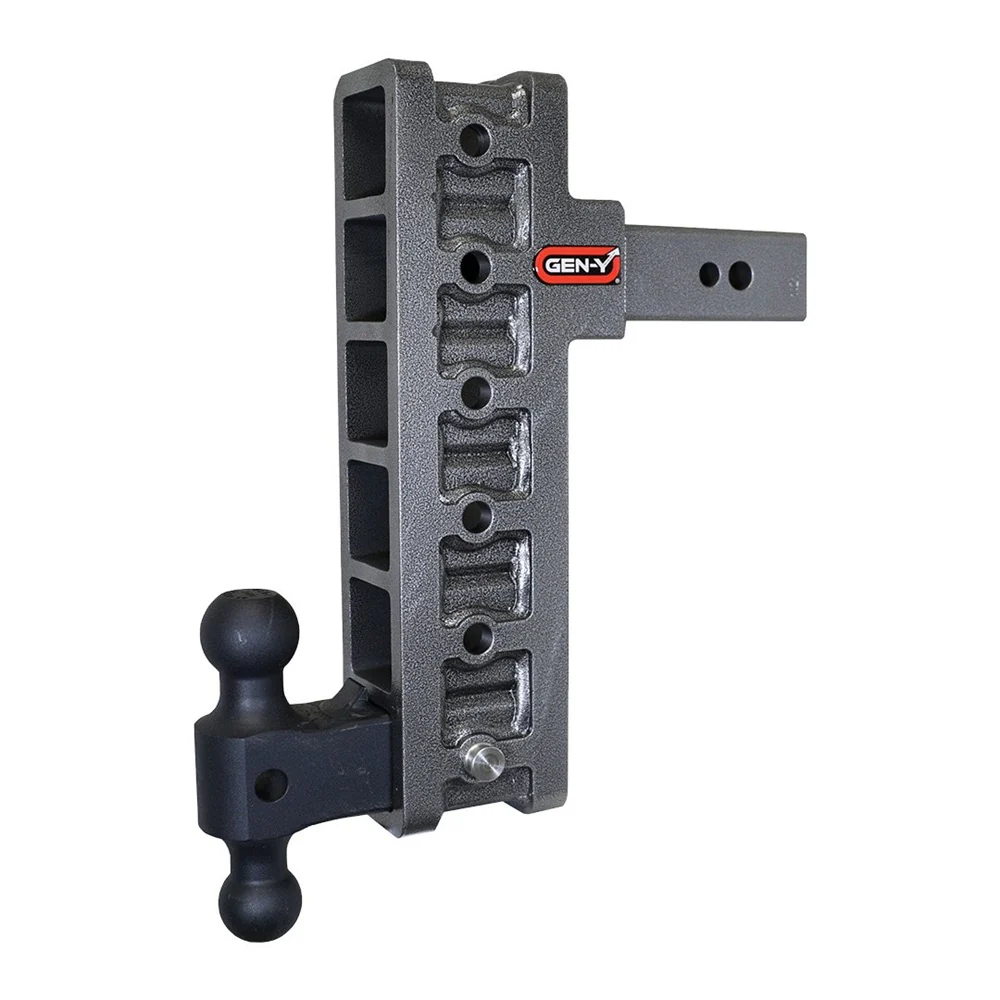 Gen-Y Hitch Mega-Duty 32K Drop Hitch 2.5" Shank With Dual-Ball - 6" / 9" / 12" Offset Drop - Image 3