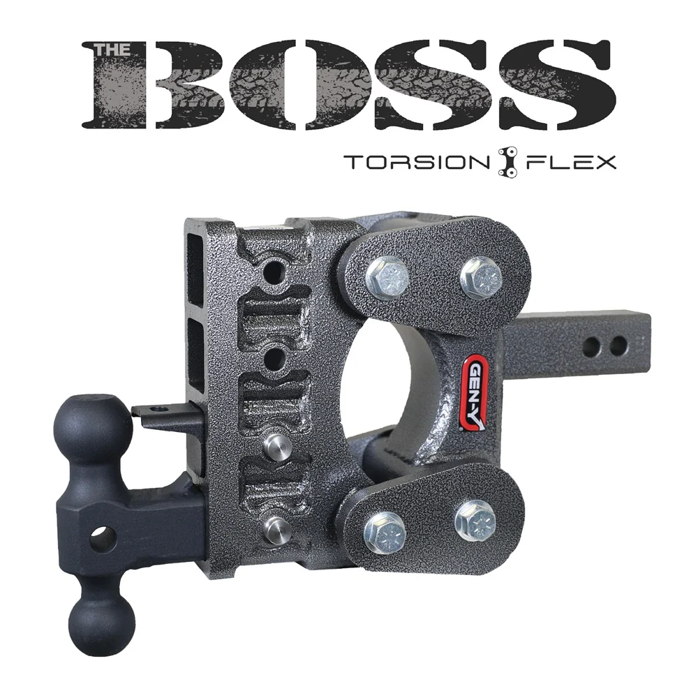 Gen-Y Hitch The Boss 16K Drop Hitch 2.5" Shank With Dual-Ball - 5" / 7.5" / 10" Drop