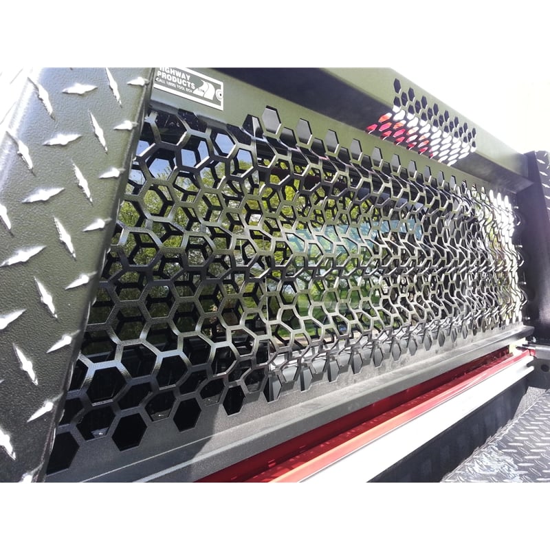 Highway Products Heavy Duty Honeycomb Aluminum Headache Rack - Image 3