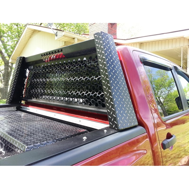 Highway Products Heavy Duty Honeycomb Aluminum Headache Rack - Image 4