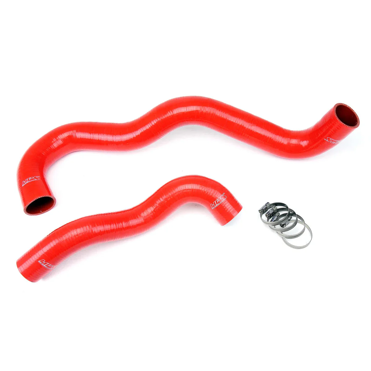HPS Silicone Radiator Coolant Hose Kit 03-07 Ford 6.0L Powerstroke - Image 2