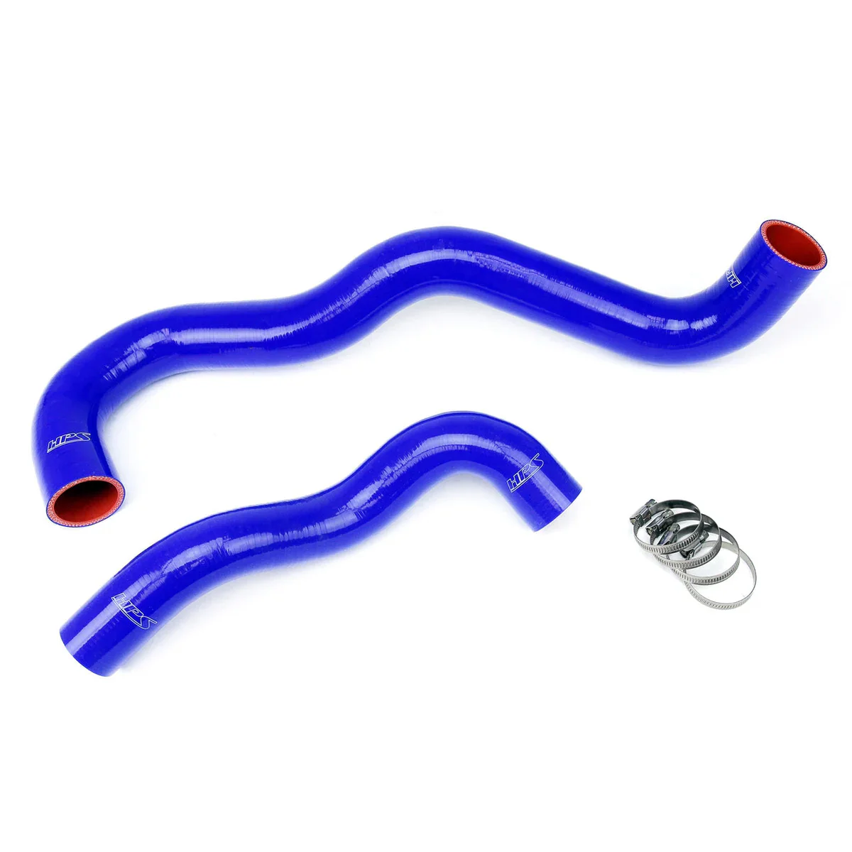 HPS Silicone Radiator Coolant Hose Kit 03-07 Ford 6.0L Powerstroke - Image 3