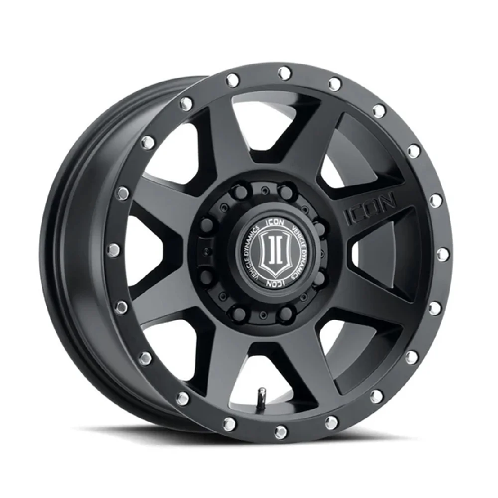 ICON Rebound HD 18" | 8x6.5 | Black Wheels 03-24 Ram 2500/3500 SRW - Image 2