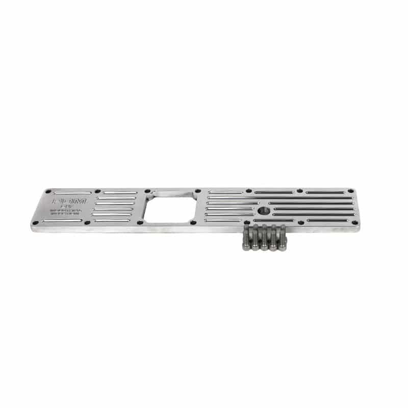 Industrial Injection Billet Intake Plate Polished Aluminum 89-07 Dodge 5.9L Cummins - Image 2