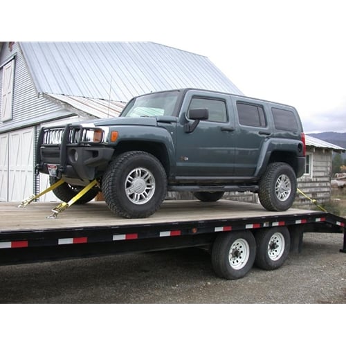 Mac's Tow Package Deal 2" x 8' Tie Down Kit with Transit Cluster and Sewn Fixed End Ratchet Straps - Image 3