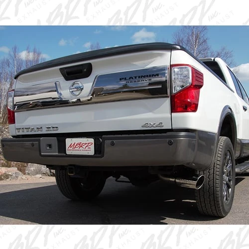 MBRP Armor Lite 4" Aluminized Exhaust 16-19 Nissan Titan XD 5.0L Cummins - Image 2