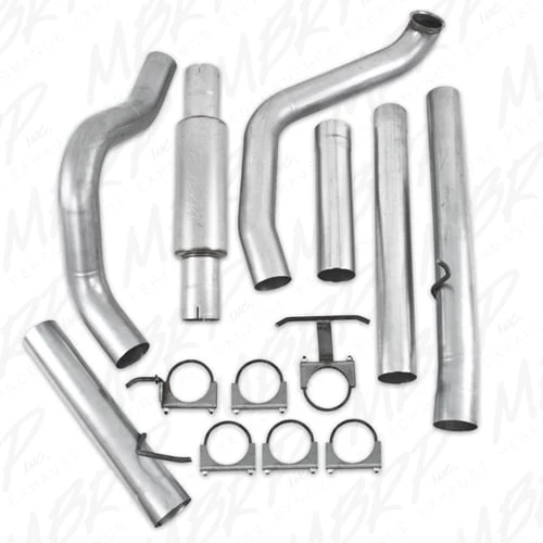MBRP Armor Lite 4" Turbo Back Aluminized Exhaust System with Muffler 99-03 Ford 7.3L Powerstroke - Image 3