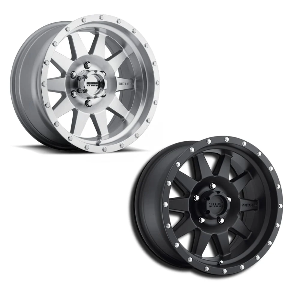 Method Race Wheels 301 | The Standard 17" - 20" Street Wheel | Matte Black Machined