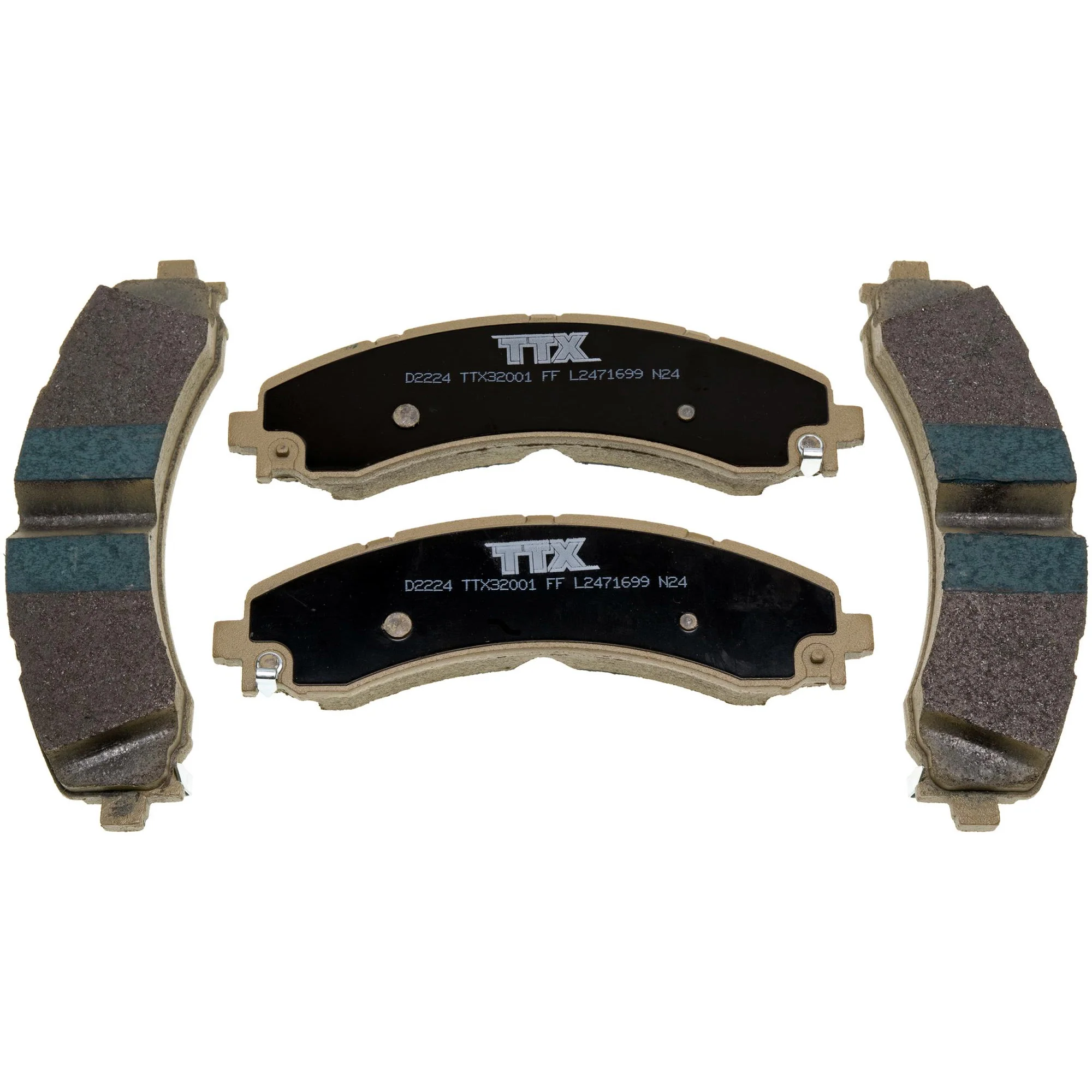 Mevotech TTX Premium Met DRW Rear Brake Pads 19-20 Dodge Ram 2500/3500 - Image 2