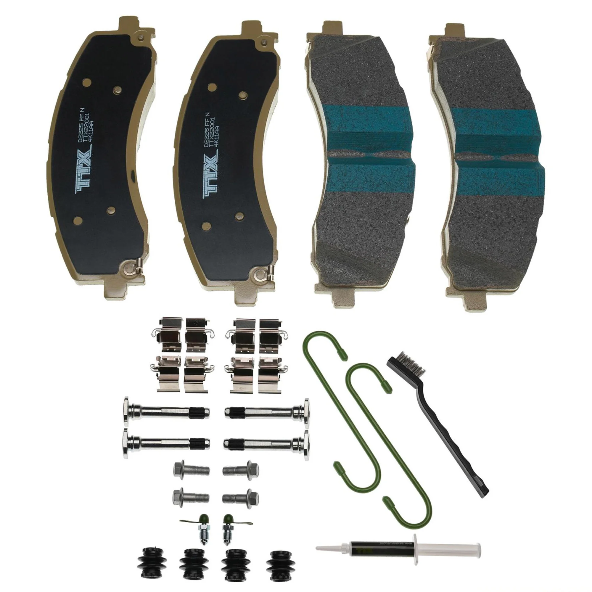 Mevotech TTX Premium Met Front/ Rear Brake Pads 19-24 Dodge Ram 2500/3500 - Image 2