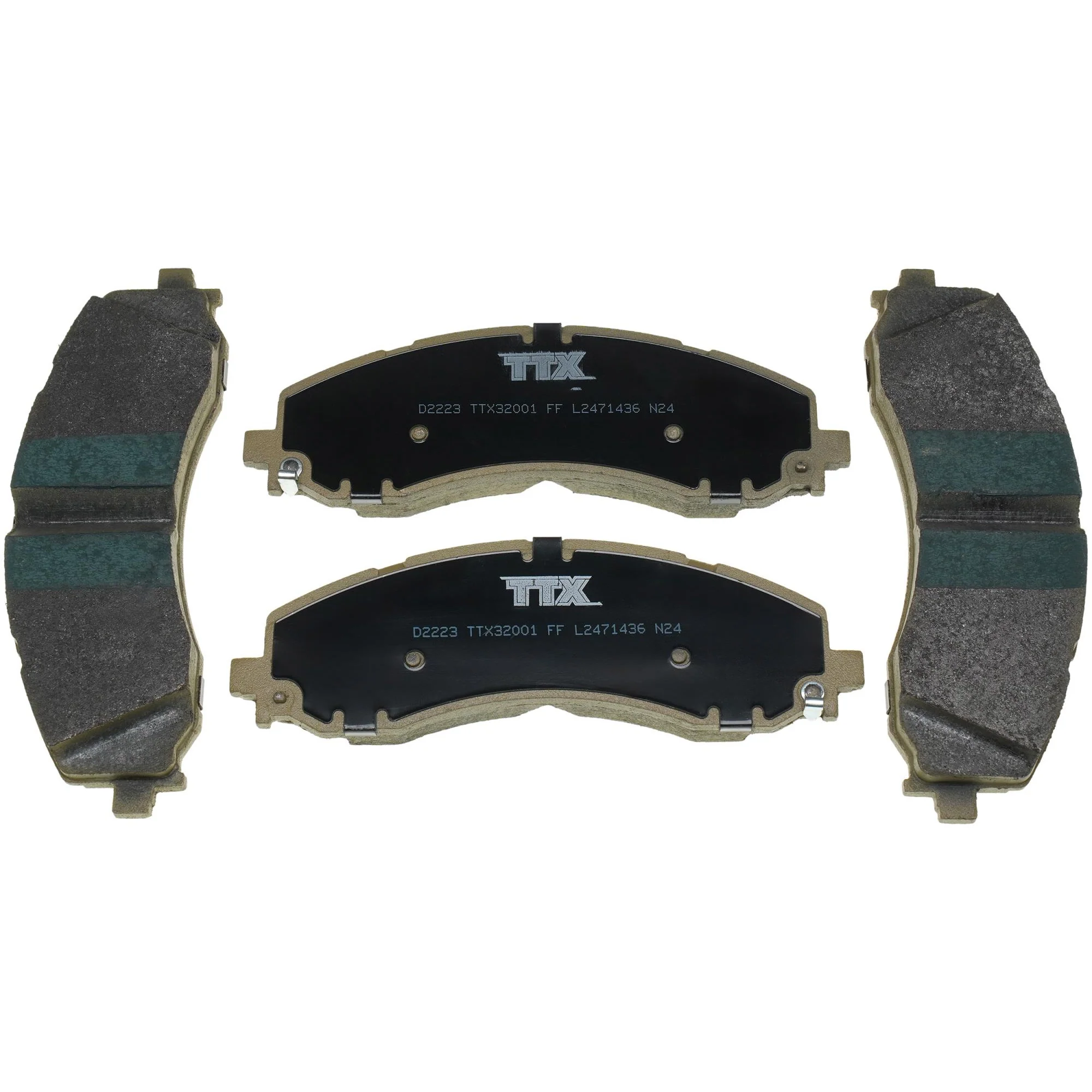 Mevotech TTX Premium Met Front/ Rear Brake Pads 19-24 Dodge Ram 2500/3500 - Image 3