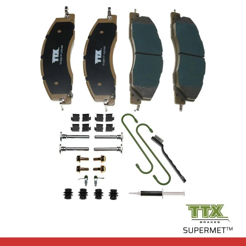 Mevotech TTX SuperMet Front and Rear Brake Pad Set 09-18 Dodge Ram 2500/3500 - Image 3