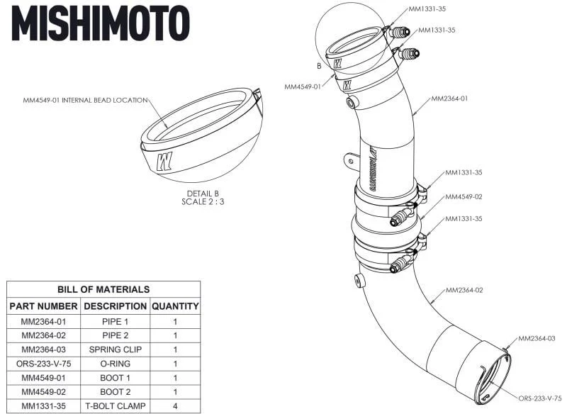 Mishimoto Cold-Side Intercooler Pipe and Boot Kit 17-19 GM 6.6L Duramax L5P - Image 9