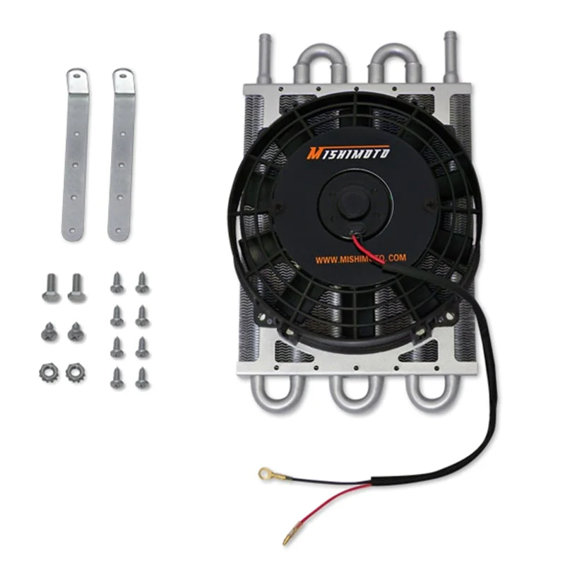 Mishimoto Heavy Duty Transmission Cooler with Electric Fan - Universal - Image 3