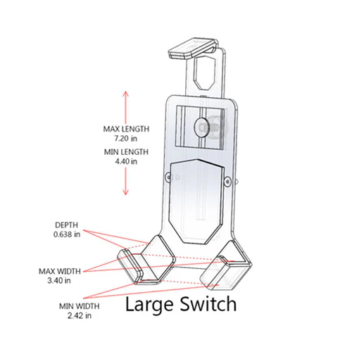 Mob Armor Large Mob Mount Switch Magnetic Cell Phone Holder - Image 8