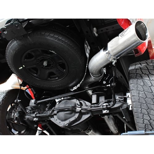 AFE Large Bore-HD Series 5" Stainless DPF Back Exhaust 13-18 6.7L Cummins - Image 10