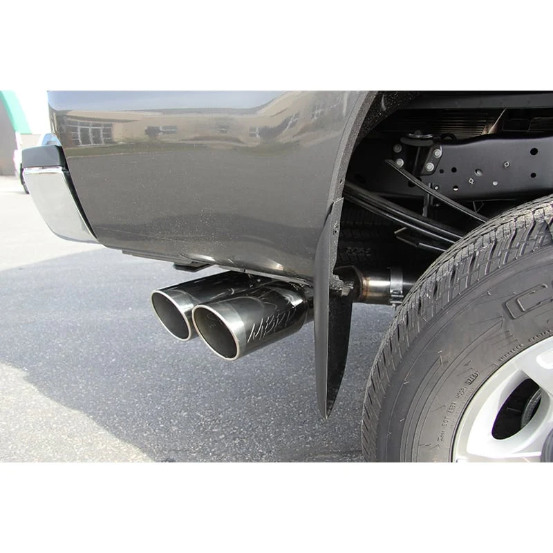 MBRP Armor Plus 4" DPF-Back Dual Outlet Single Side Exit Exhaust System 11-16 Ford 6.7L Powerstroke - Image 3