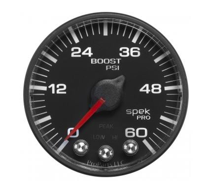 Auto Meter Spek Pro Dual Full Pillar Gauge Kit (EGT, Boost) 08-10 6.4L Ford Powerstroke - Image 2
