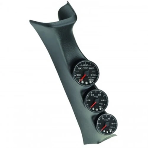 Auto Meter Spek Pro Triple Full Pillar Gauge Kit (EGT, Boost, Trans) 08-10 6.4L Ford Powerstroke