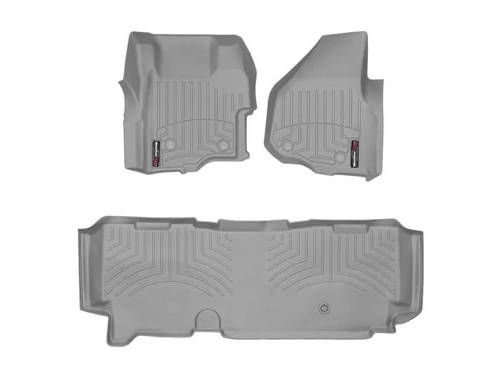 WeatherTech DigitalFit Floor Liner Set (w/ 2 Piece Front) 11-12 Ford SuperDuty Extended Cab - Image 10