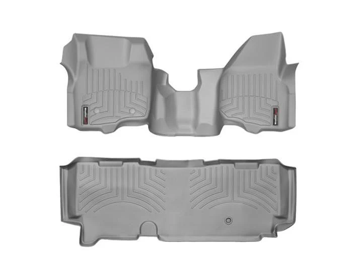 WeatherTech DigitalFit Floor Liner Set (w/Over the Hump Front) 11-12 Ford SuperDuty Extended Cab - Image 8
