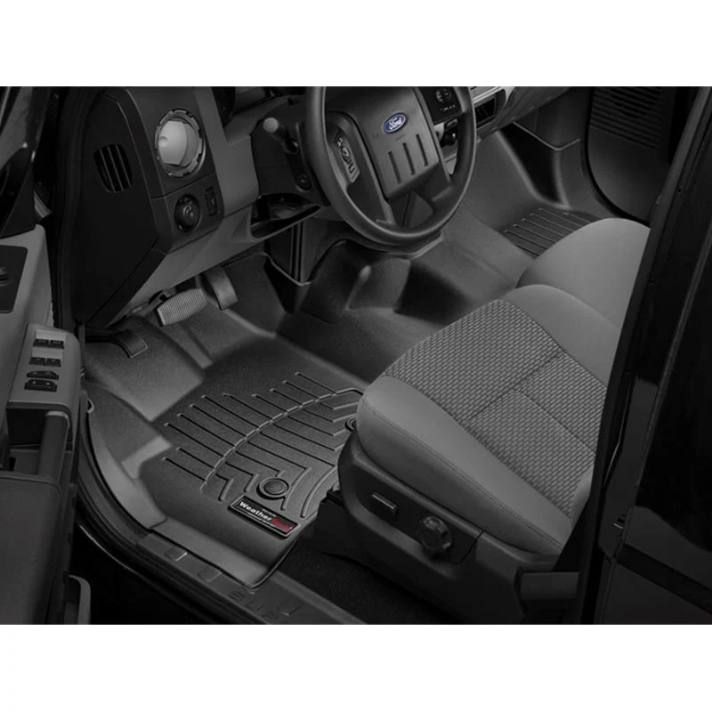 WeatherTech DigitalFit Floor Liner Set (w/Over the Hump Front) 12-16 Ford SuperDuty Extended Cab - Image 2
