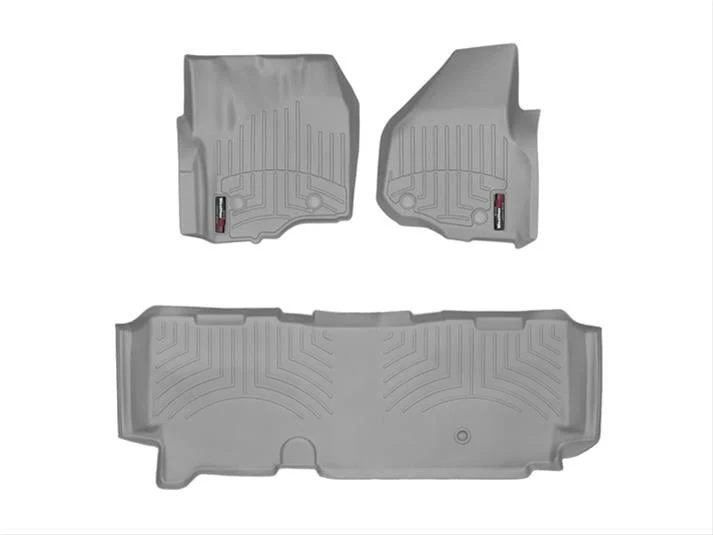 WeatherTech DigitalFit Floor Liner Set (w/ 2 Piece Front) 12-16 Ford SuperDuty Extended Cab - Image 8