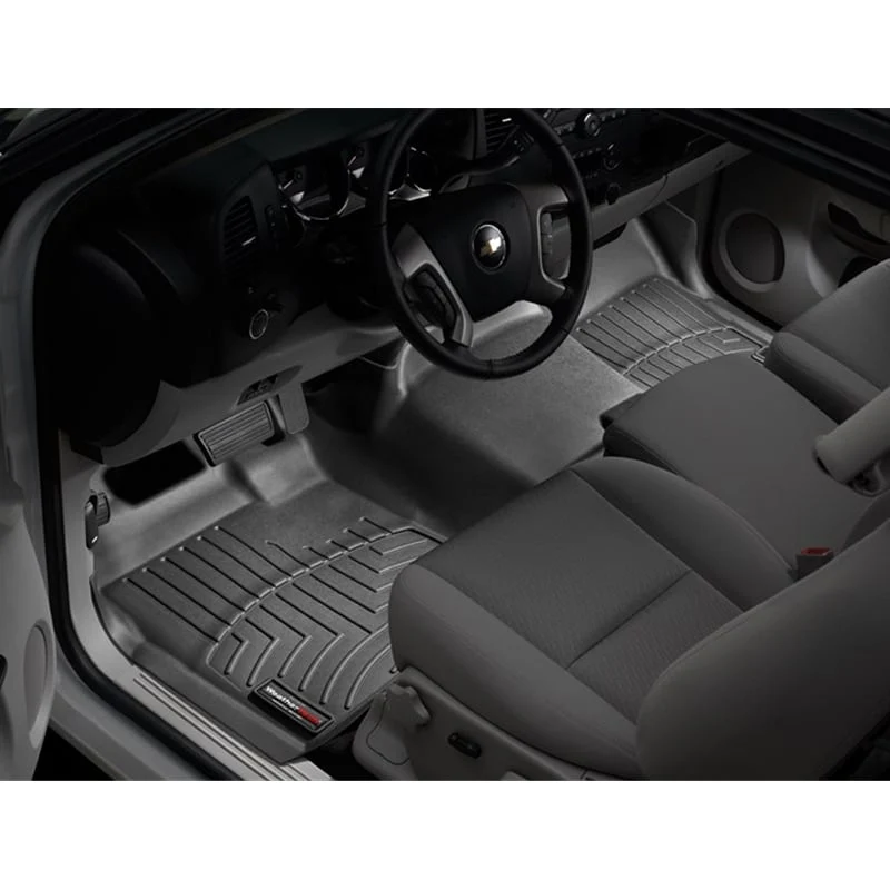 WeatherTech DigitalFit Floor Liner Set (Over Hump Front) 07.5-14 Chevy Silverado / GMC Sierra Ext - Image 2