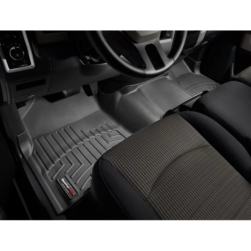 WeatherTech DigitalFit Floor Liner Set (Over Hump Front) 10-12 Dodge Ram Crew Cab 1 Hook - Image 2