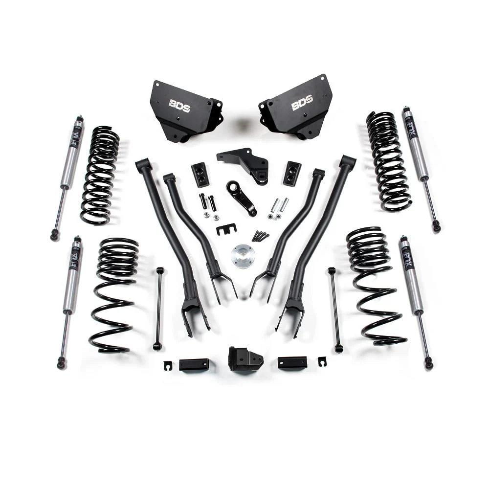 BDS Suspension 4" Lift Kit with 4-Link 14-18 Ram 2500 6.7L Cummins 4WD - Image 3