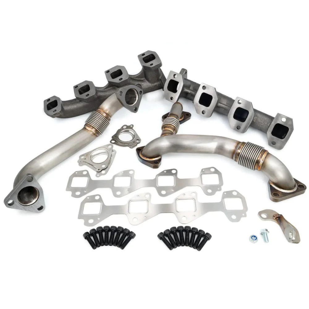 PPE High-Flow Exhaust Manifolds with Up-Pipes 11-16 GM 6.6L Duramax LML - Image 3