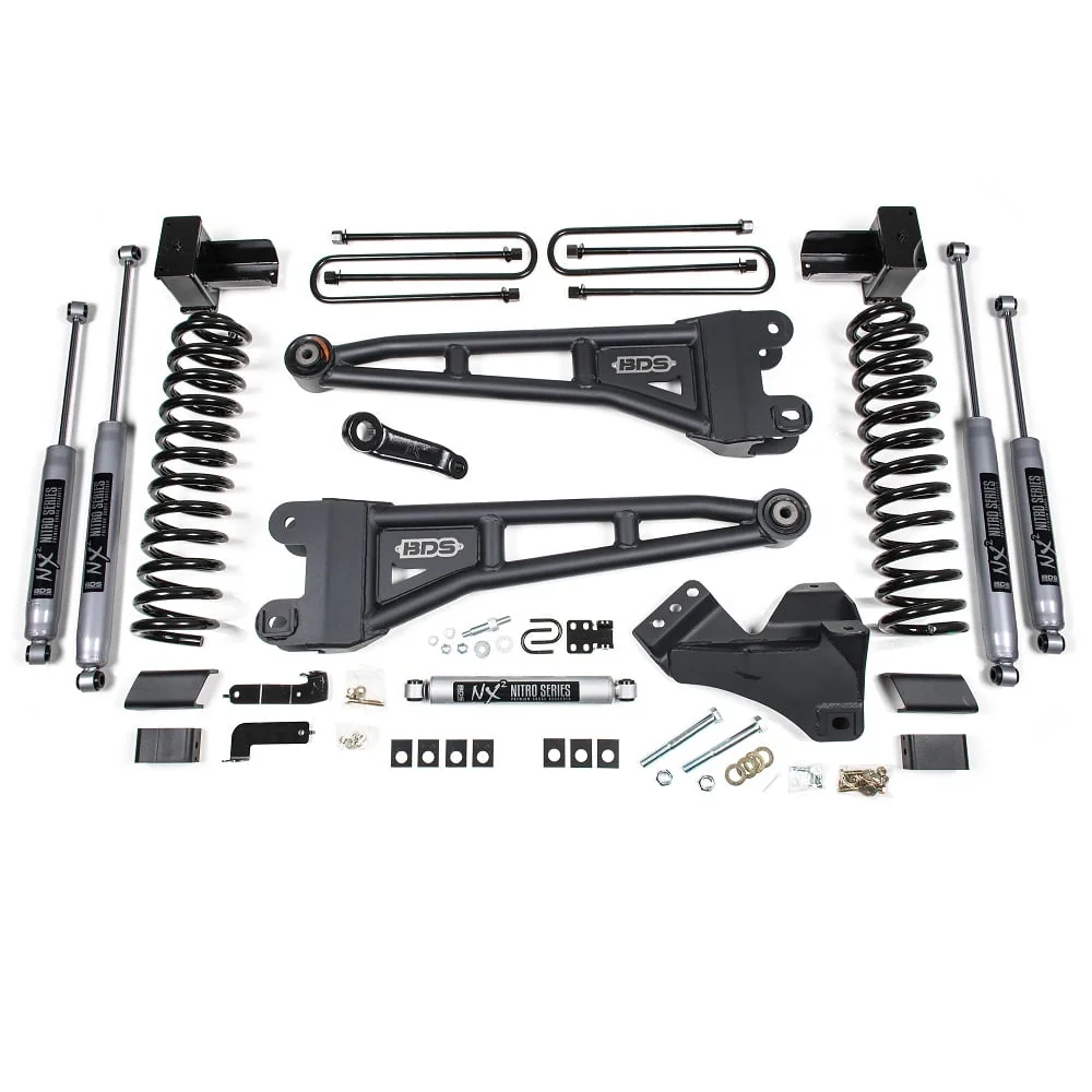 BDS Suspension 4" Lift Kit w/ Radius Arm 17-19 Ford 6.7L Powerstroke 4WD - Image 9