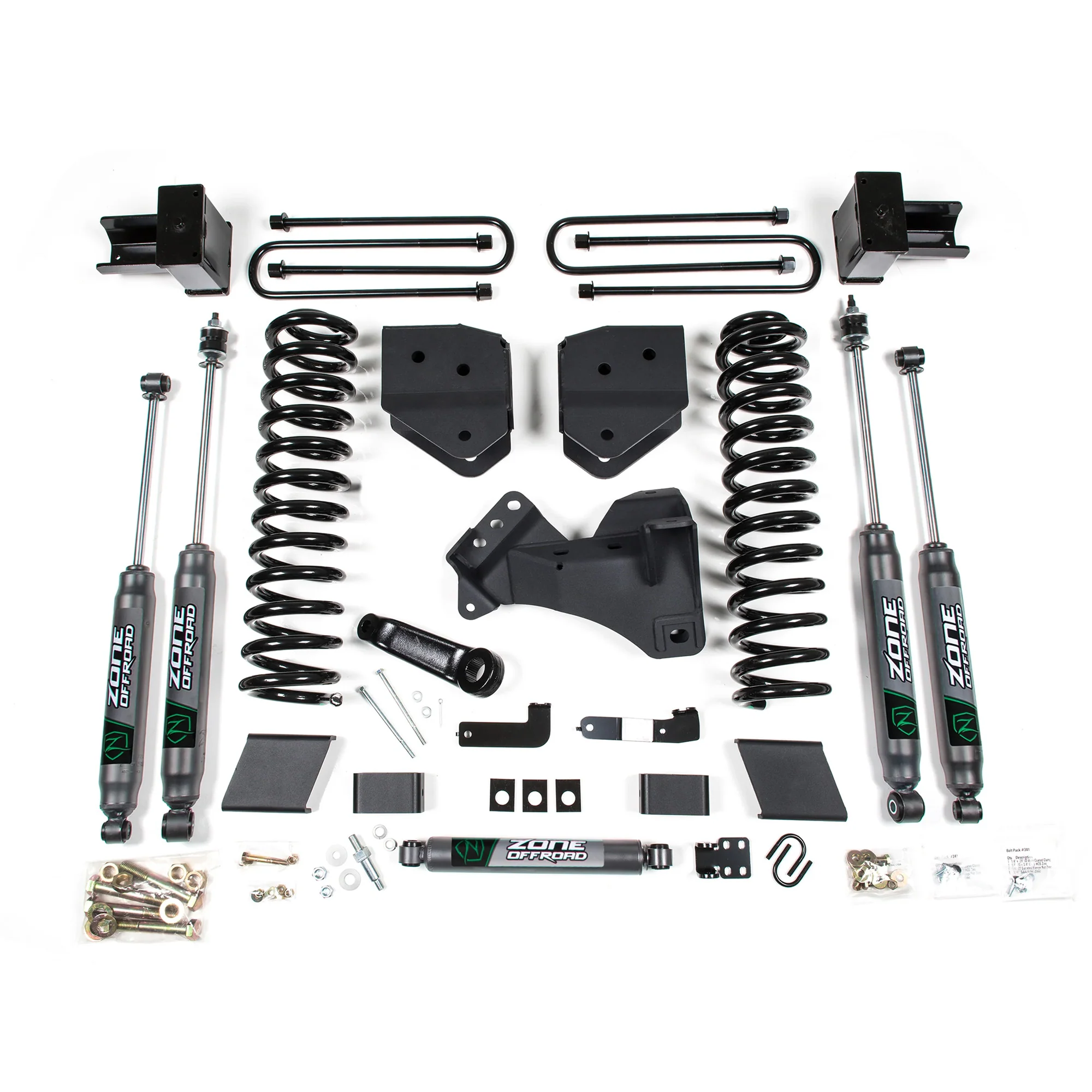 Zone Offroad 4" Suspension System Lift Kit 2017-2019 Ford F-250 / F-350 - Image 2