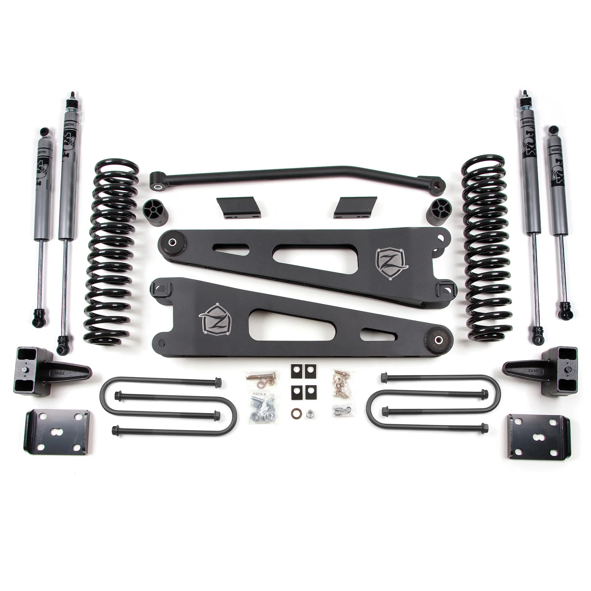 Zone Offroad 4" Radius Arm Suspension System 11-16 Ford 6.7L Powerstroke - Image 2