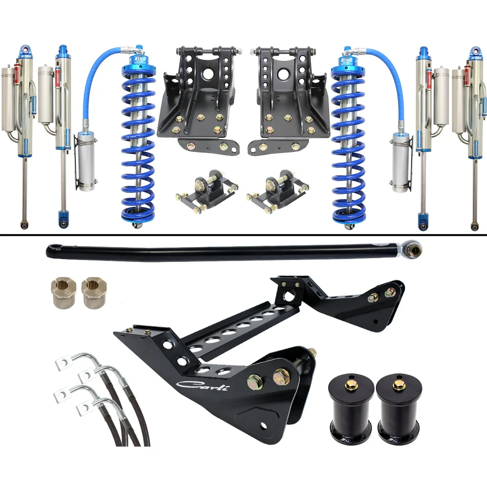 Carli 4.5" King Coilover 2.5 Bypass Suspension System 05-07 Ford 6.0L Powerstroke