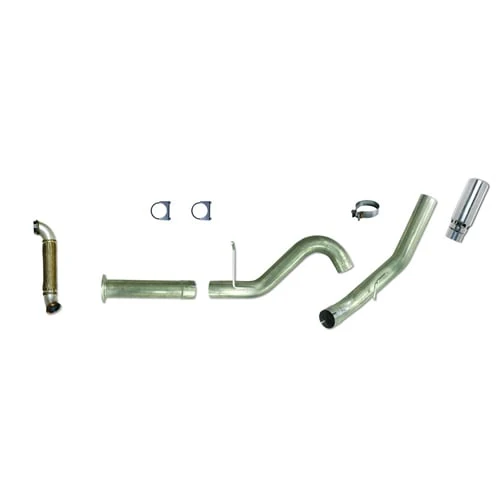 Diamond Eye 4" Stainless DPF Back Exhaust Kit with Turbo Direct Pipe 07.5-10 6.6L GM Duramax LMM - Image 2