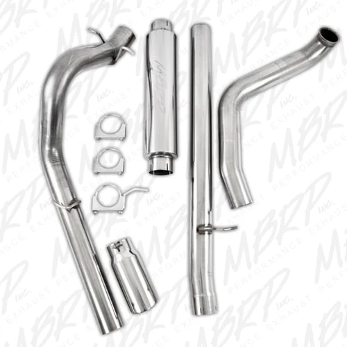 MBRP Armor Plus 4" Turbo Back Stainless Exhaust Kit 00-03 Ford 7.3L Powerstroke Excursion - Image 3