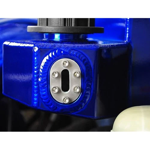 Sinister Diesel Blue Degas Bottle 03-07 6.0L Ford Powerstroke - Image 7
