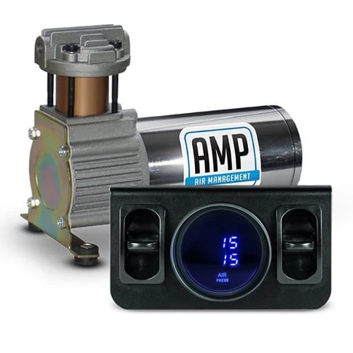 PacBrake HP10256 Independent Air Spring Paddle Dash Switch and Compressor Kit