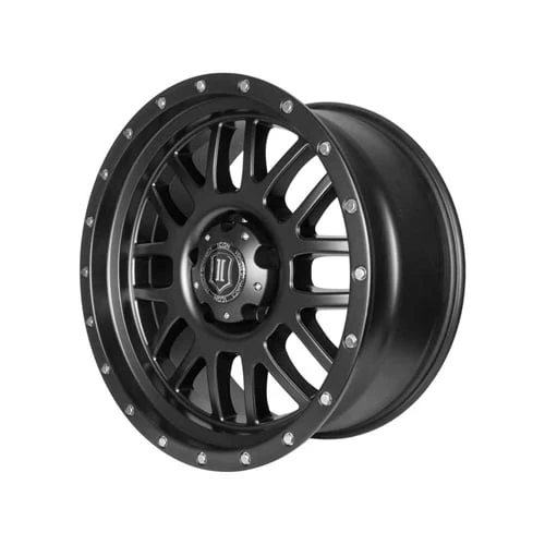 ICON Alloys 20" ALPHA Satin Black Wheel 8x180 Bolt Pattern - Image 3