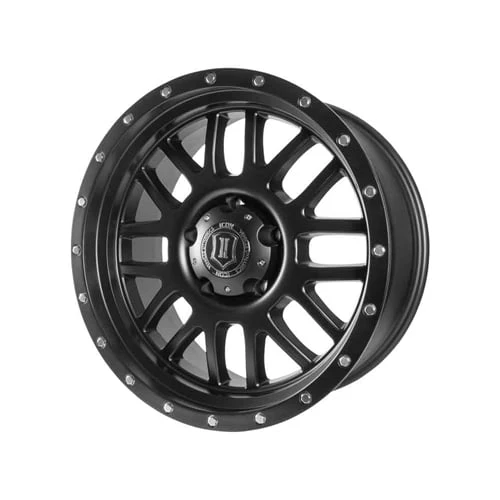 ICON Alloys 20" ALPHA Satin Black Wheel 8x6.5 Bolt Pattern - Image 2