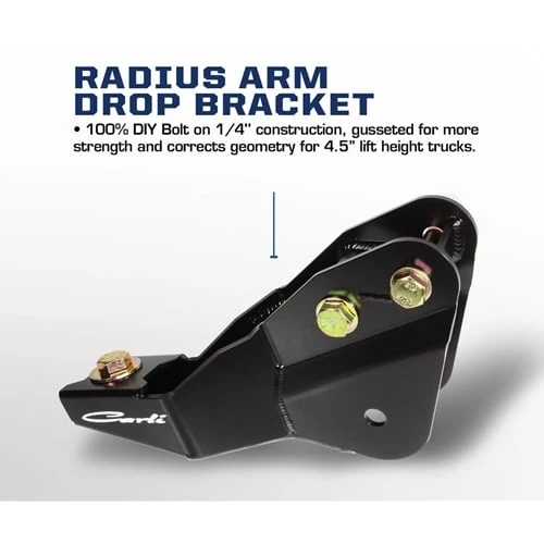 Carli Radius Arm Drop Brackets 17-22 Ford SuperDuty - Image 3