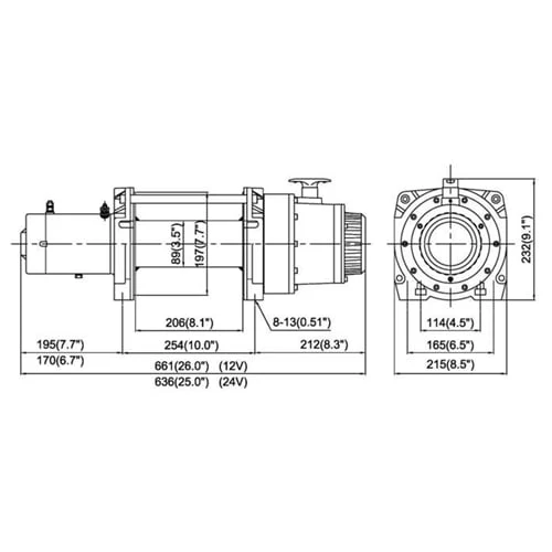 ComeUp 857328 DV-15 15,000 Lbs. Winch - Image 2