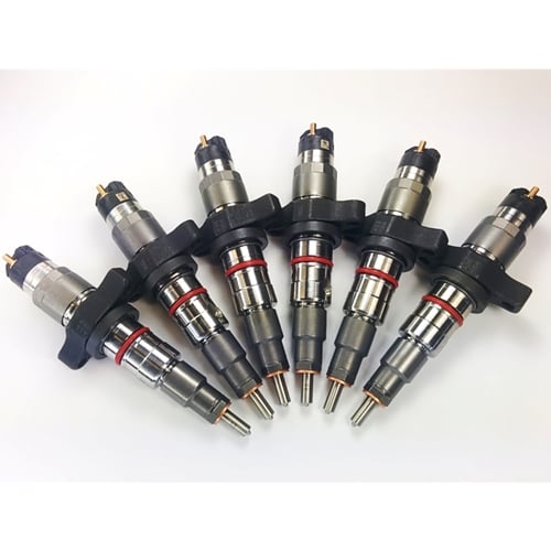 Dynomite Diesel Brand New No Core 50 Horsepower (15% Over) Injector Set 03-04 Dodge 5.9L Cummins