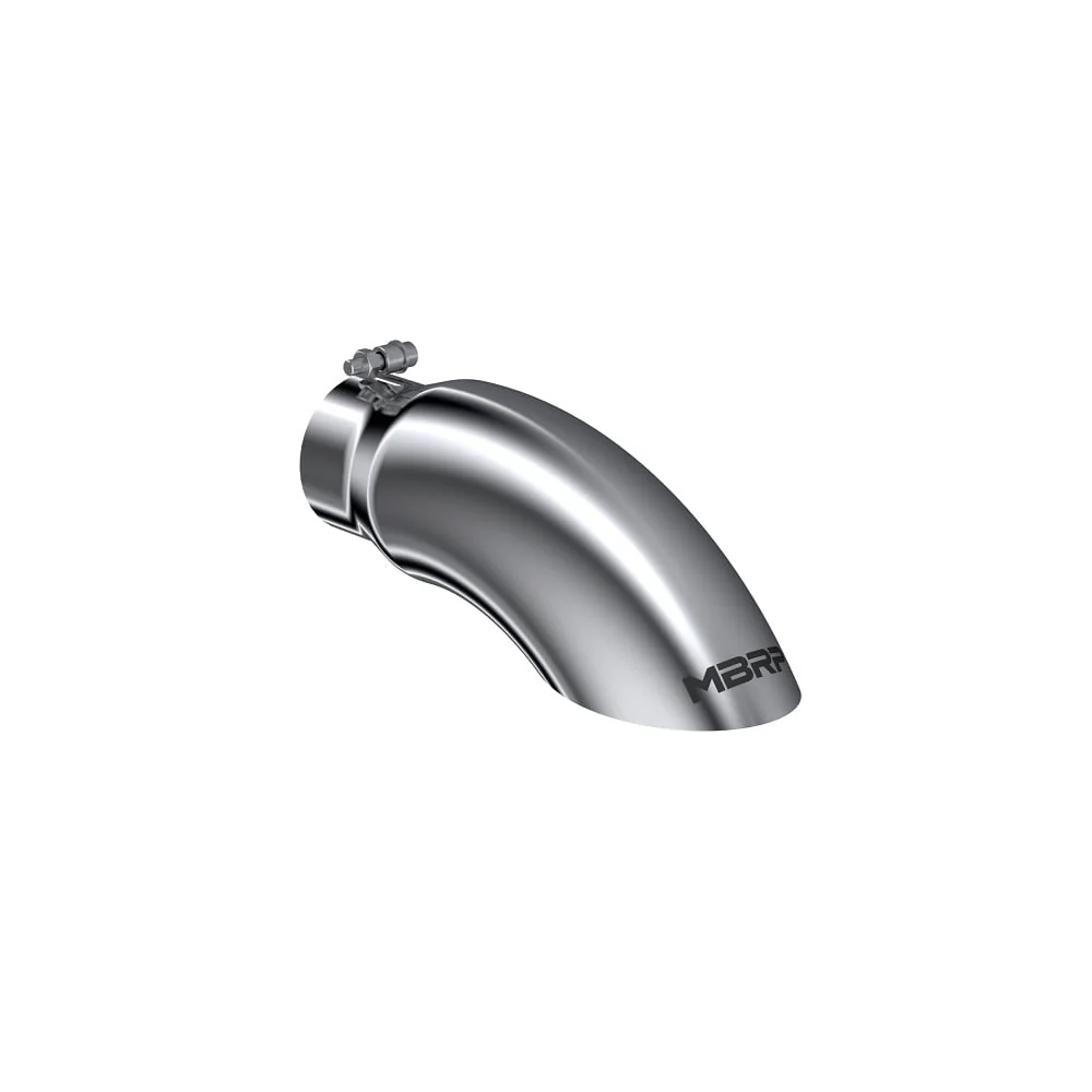 MBRP T5086 4" Inlet x 5" Outlet Turn Down Polished Exhaust Tip