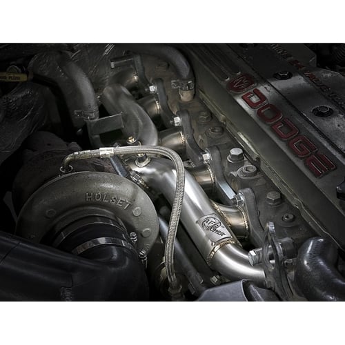 AFE Twisted Steel T3 304 Stainless Exhaust Header 98.5-02 Dodge 5.9L Cummins - Image 6