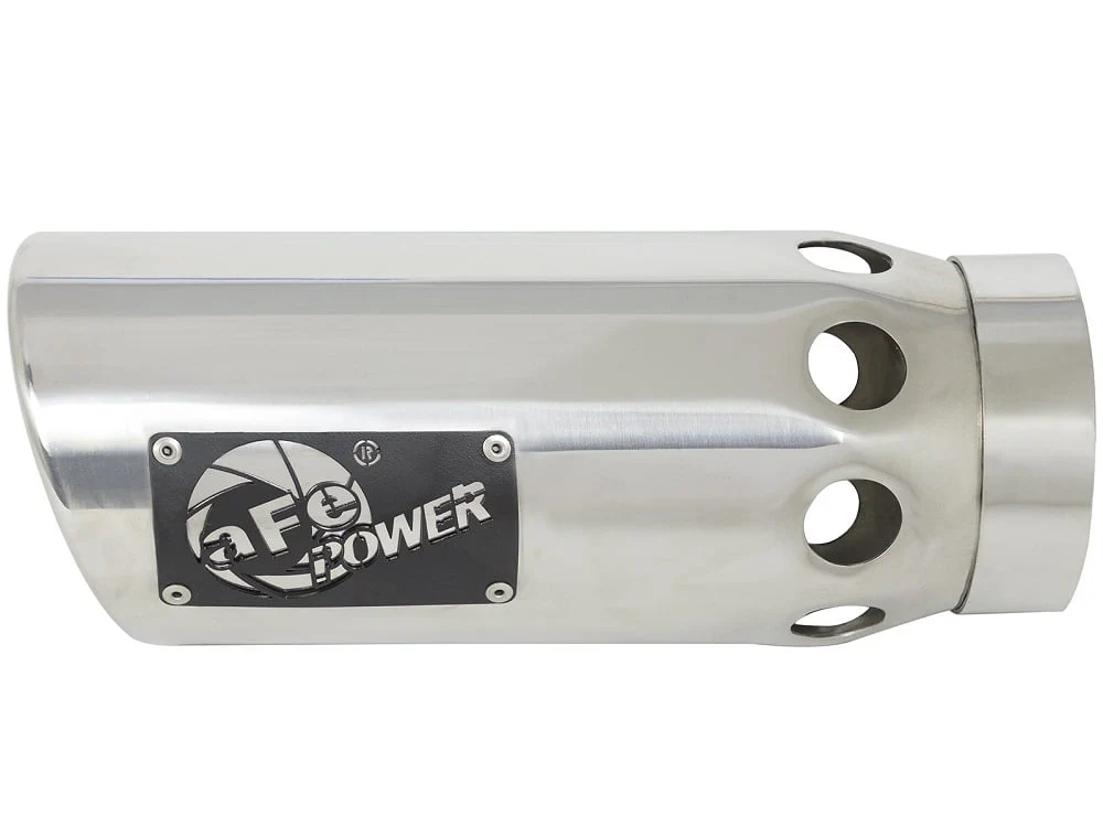 AFE Mach Force-Xp Stainless Steel Intercooled 4" Inlet / 5" Outlet Exhaust Tip - Image 3