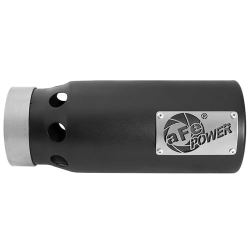AFE Saturn 4S Stainless Steel Intercooled 4" Inlet / 5" Outlet Exhaust Tip - Image 2